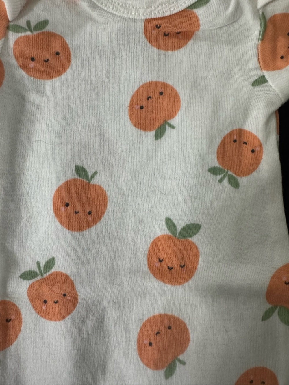 2-Pack Peach Graphic Baby One-Piece Bodysuits - Peach/White - Picture 3 of 7